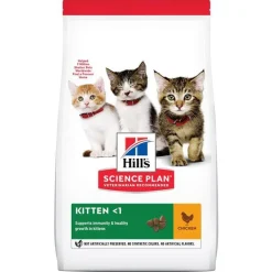 HILL'S Croquette pour chaton au poulet - 1,5 kg