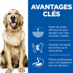 HILL'S Croquette pour chien adulte perfect weight au poulet - 12 kg