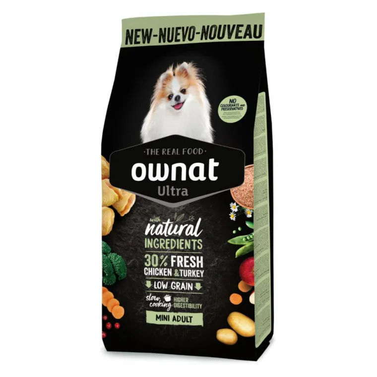 OWNAT Croquette pour chien adulte de petite taille au poulet - 3 kg