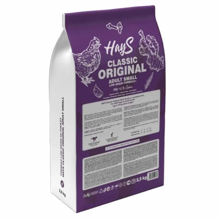 HAYS Croquette pour chien adulte de petite race au poulet Classic - 2,5 kg