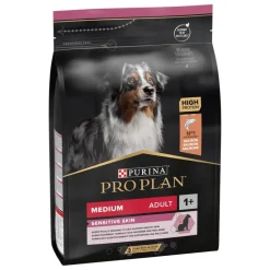 PRO PLAN Croquette pour chien adulte au saumon Sensitive Skin – 3 kg