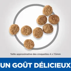 HILL'S Croquette pour chien adulte de petite taille light au poulet - 1,5 kg