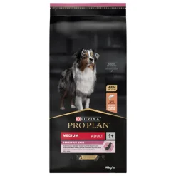 PRO PLAN Croquette pour chien adulte au saumon Sensitive Skin – 14 kg