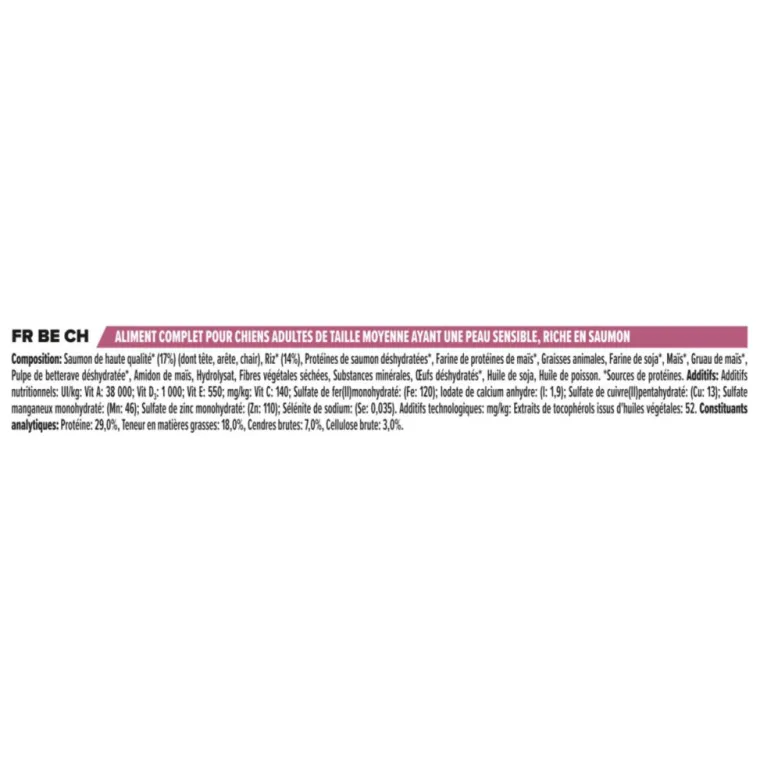 PRO PLAN Croquette pour chien adulte au saumon Sensitive Skin – 14 kg