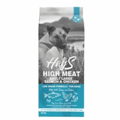 HAYS Croquette pour chien adulte de grande taille au poisson et au poulet - 12 kg