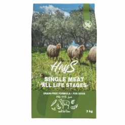HAYS Croquette pour chien adulte mono-protéine d'agneau sans céréales - 3 kg