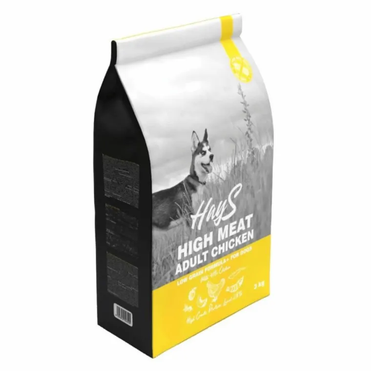 HAYS Croquette pour chien adulte au poulet High Meat - 3 kg