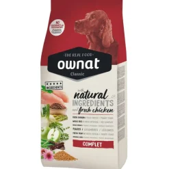 OWNAT Croquette pour chien adulte au poulet - 20 kg