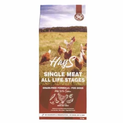 HAYS Croquette pour chien adulte mono-protéine de poulet sans céréales - 12 kg