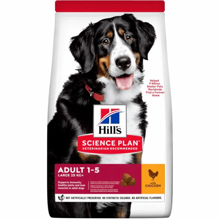 HILL'S Croquette pour chien adulte de grande taille au poulet - 18 kg