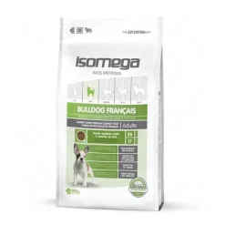 ISOMEGA Croquette pour chien adulte Bulldog Français au poulet - 4 kg