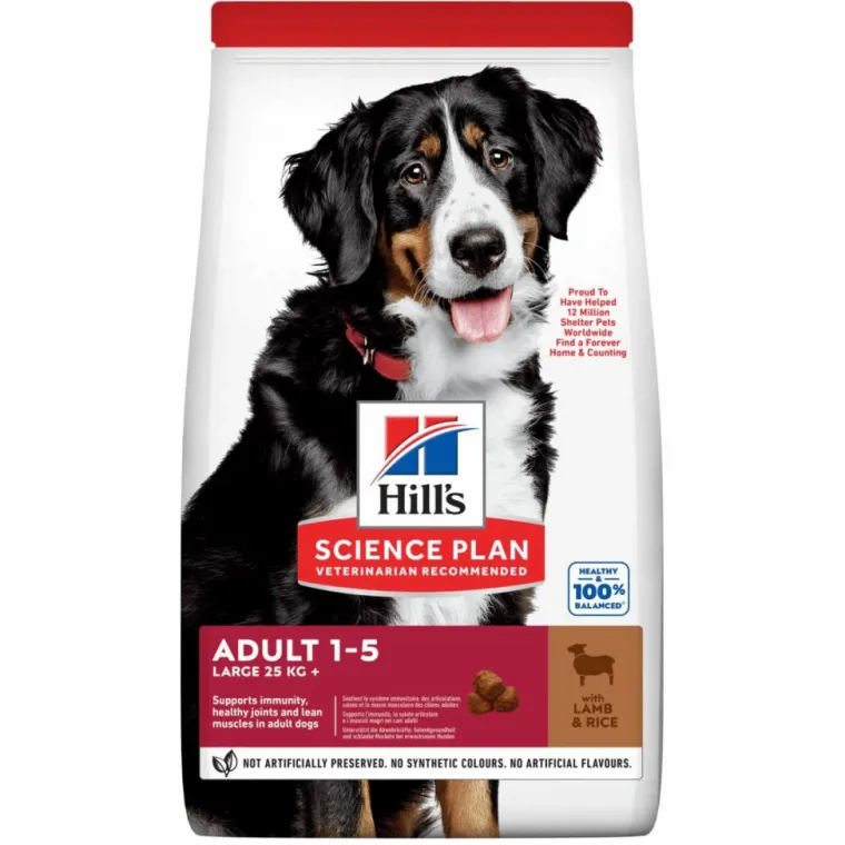 HILL'S Croquette pour chien adulte grande race aux légumes et au riz - 12 kg