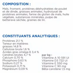 HILL'S Croquette pour chien adulte au poulet - 12 kg