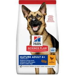 HILL'S Croquette pour chien mature grande race au poulet - 12 kg