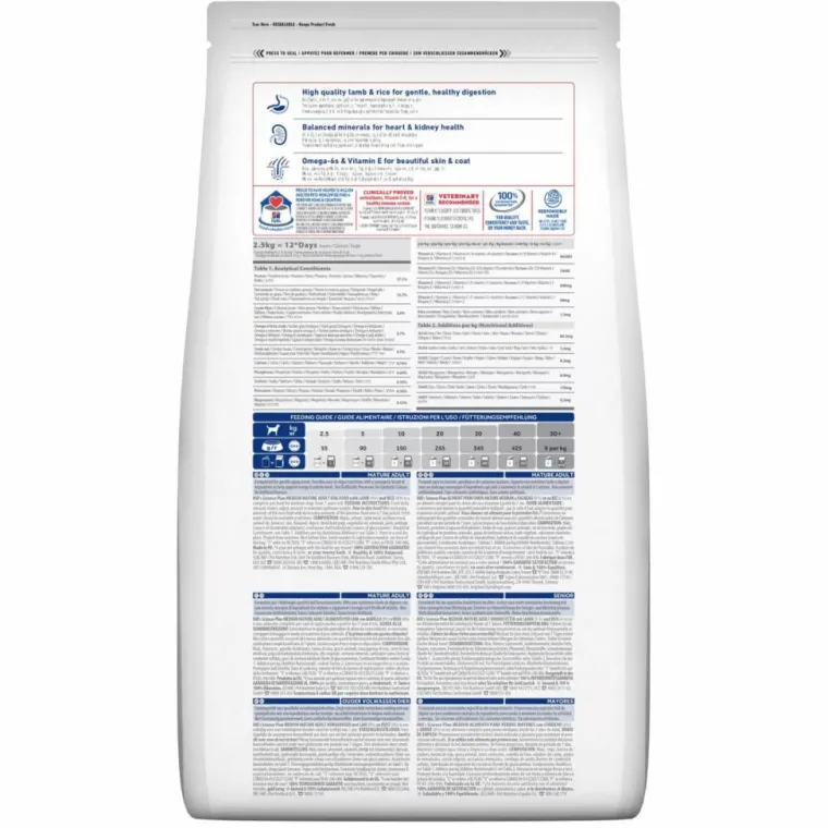 HILL'S Croquette pour chien mature au poulet -12 kg
