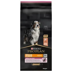 PRO PLAN Croquette pour chien mature au saumon Sensitive Skin – 14 kg