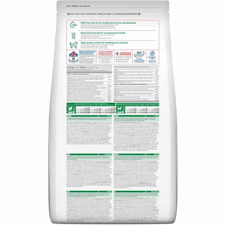 HILL'S Croquette pour chiot au poulet - 12 kg