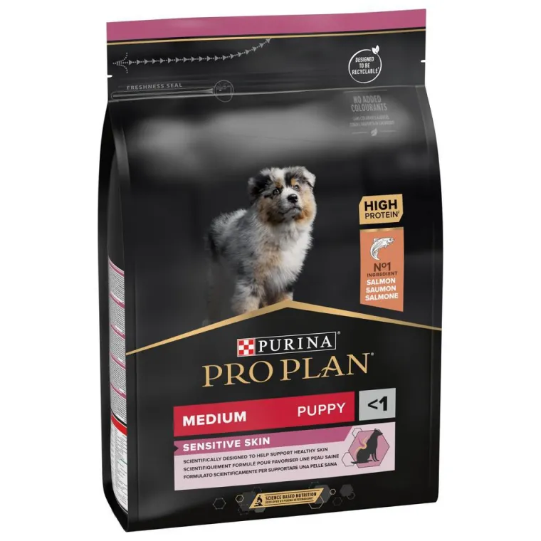 PRO PLAN Croquette pour chiot de taille moyenne peau sensible - 3 kg