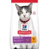 HILL'S Croquettes pour chat senior au poulet - 1,5 kg