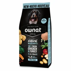 OWNAT Croquettes pour chien maxi adult Ultra - 12 kg