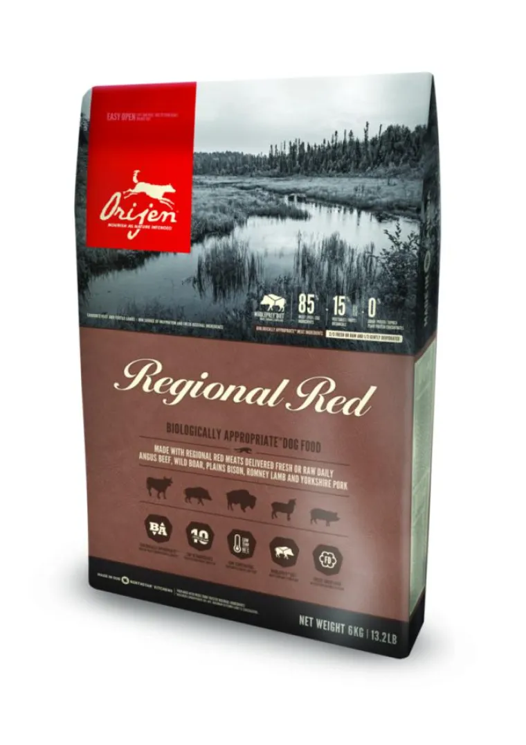 ORIJEN Croquetts pour chien adulte Regional Red ® - 11,4 kg