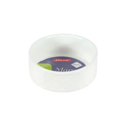 ZOLUX Écuelle Margot 200 ml en grès blanc Ø 10 x H 4 cm