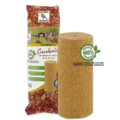NATURES MARKET Cylindre de graisse pour oiseaux aux cacahuètes
