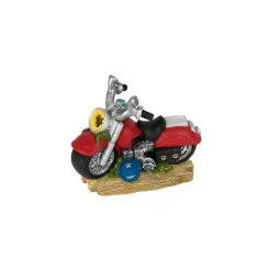 SUPERFISH Déco Led Motor Bike Résine 15x8x12 cm