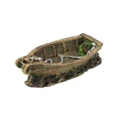 GIRARD Décor aquarium petite barque 18 cm