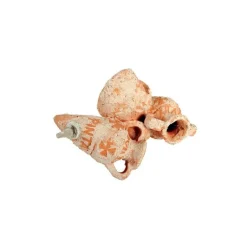 ZOLUX Décor composition d’amphores avec diffuseur nano orangé 10x5x6,5 cm