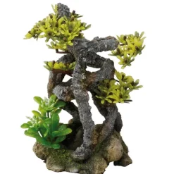 EUROPET Décor d’aquarium bonsaï tordu vert Aqua Della