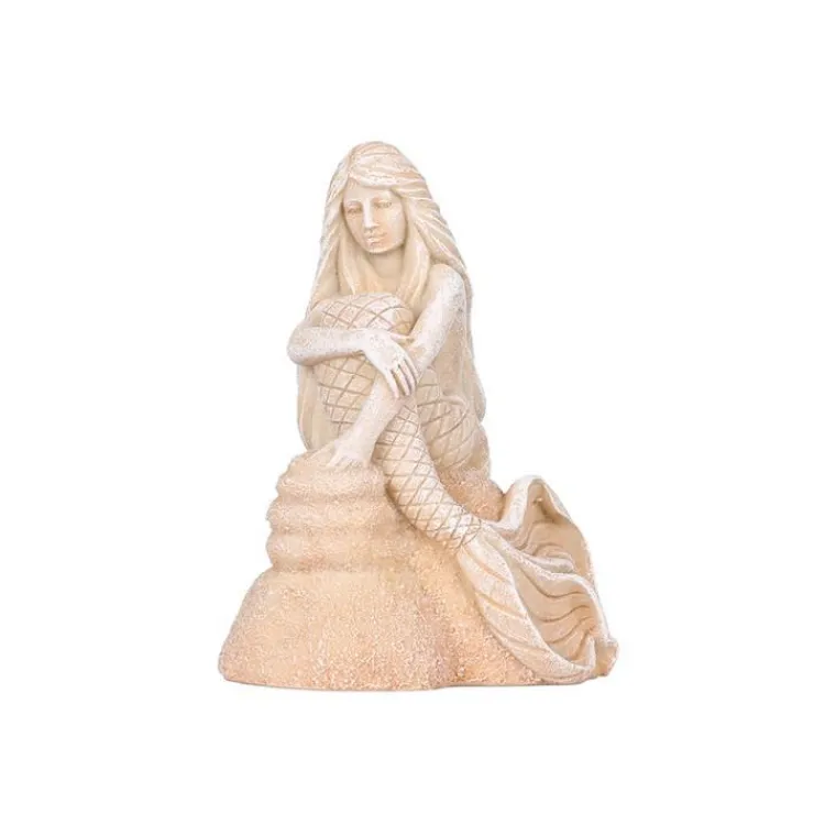 EUROPET Décor d’aquarium sirène Ariel beige Aqua Della petit modèle– 12,8 cm