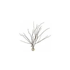 LABEO Décor imitation bois fin en plastique pour terrarium 45 cm