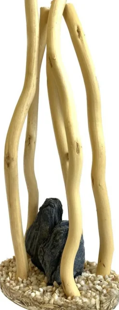 TYROL Décor pour aquarium coloris beige nid avec des branches