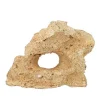 TYROL Décor pour aquarium céramique naturelle coloris beige 1 trou - Taille M