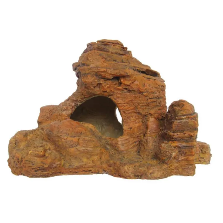 REPTILE PLANET Décor pour terrarium en résine coloris marron Mont Nimba Rock - 28,5 x 13 x 18 cm