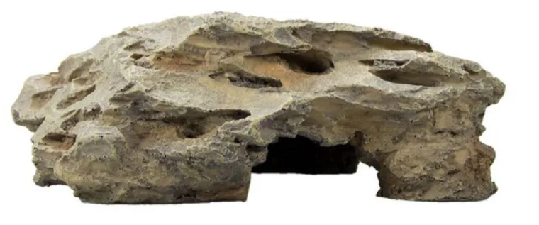 HOBBY Décor pour terrarium ou aquarium coloris gris Comb Cave 2 - 22,5 x 12,5 x 7,5 cm