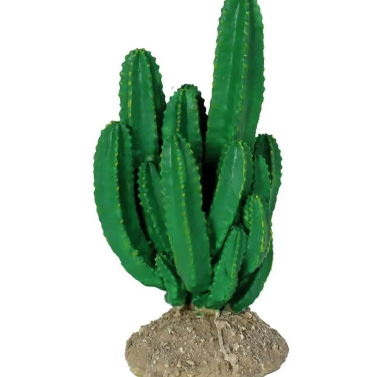REPTILE PLANET Décor pour vivarium en résine coloris vert cactus Ironwood - 7 x 7 x 17 cm