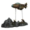 EUROPET Décor sous marin Némo flottant Jules Verne coloris gris en résine de polyester