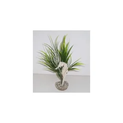 LABEO Décor vert avec hippocampe 5 x 20 cm