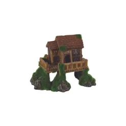 ZOLUX Décoration d'aquarium cabane ki pouss avec graines petit modèle