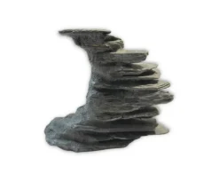 GIOIASHRIMP Décoration pour aquarium coloris gris OvooStone - Taille XS