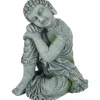 ZOLUX Décoration pour aquarium en résine coloris gris statue d'Asie Bouddha modèle 2