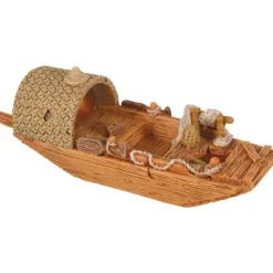 ZOLUX Décoration pour aquarium en résine coloris marron pagode Asie modèle 3 trous – Taille S