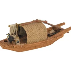 ZOLUX Décoration pour aquarium en résine coloris marron pagode Asie modèle 2 trous – Taille L
