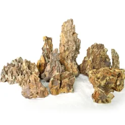 REPTILE PLANET Décoration pour aquarium pierre canyon coloris orange Reptiles Planet - Taille M