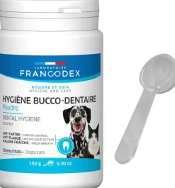 FRANCODEX Dentifrice en poudre pour chien et chat - 150 g