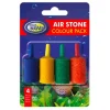 BLUE CORAL Diffuseur à air cylindrique coloré, AQUA NOVA - 2.5x1.5cm, lot de 4