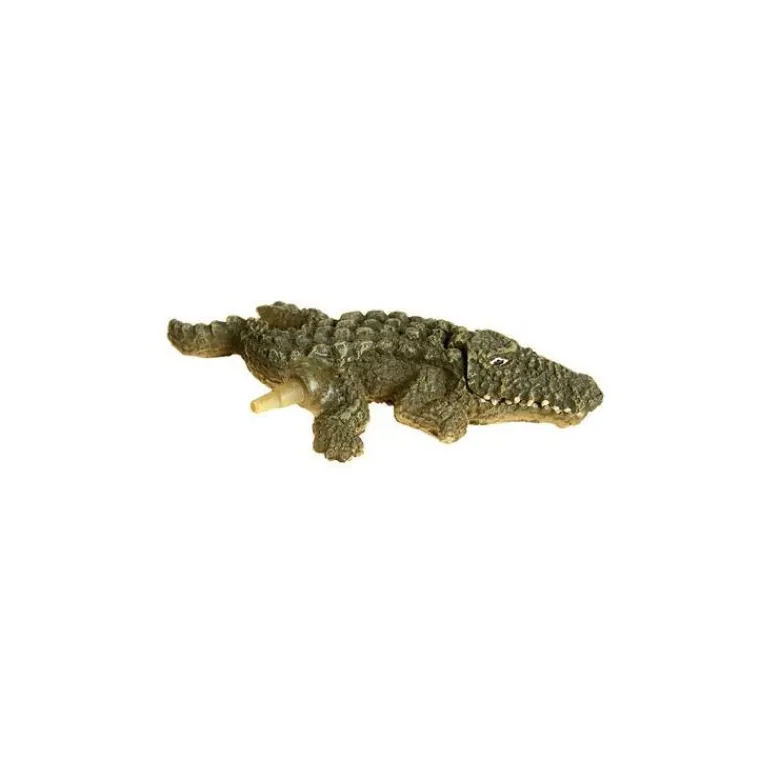 ZOLUX Diffuseur crocodile nano vert en polyrésine 11x6x1 cm