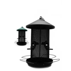 HAMIFORM Distributeur de graines grand format en métal - 30 x 28 x 28 cm